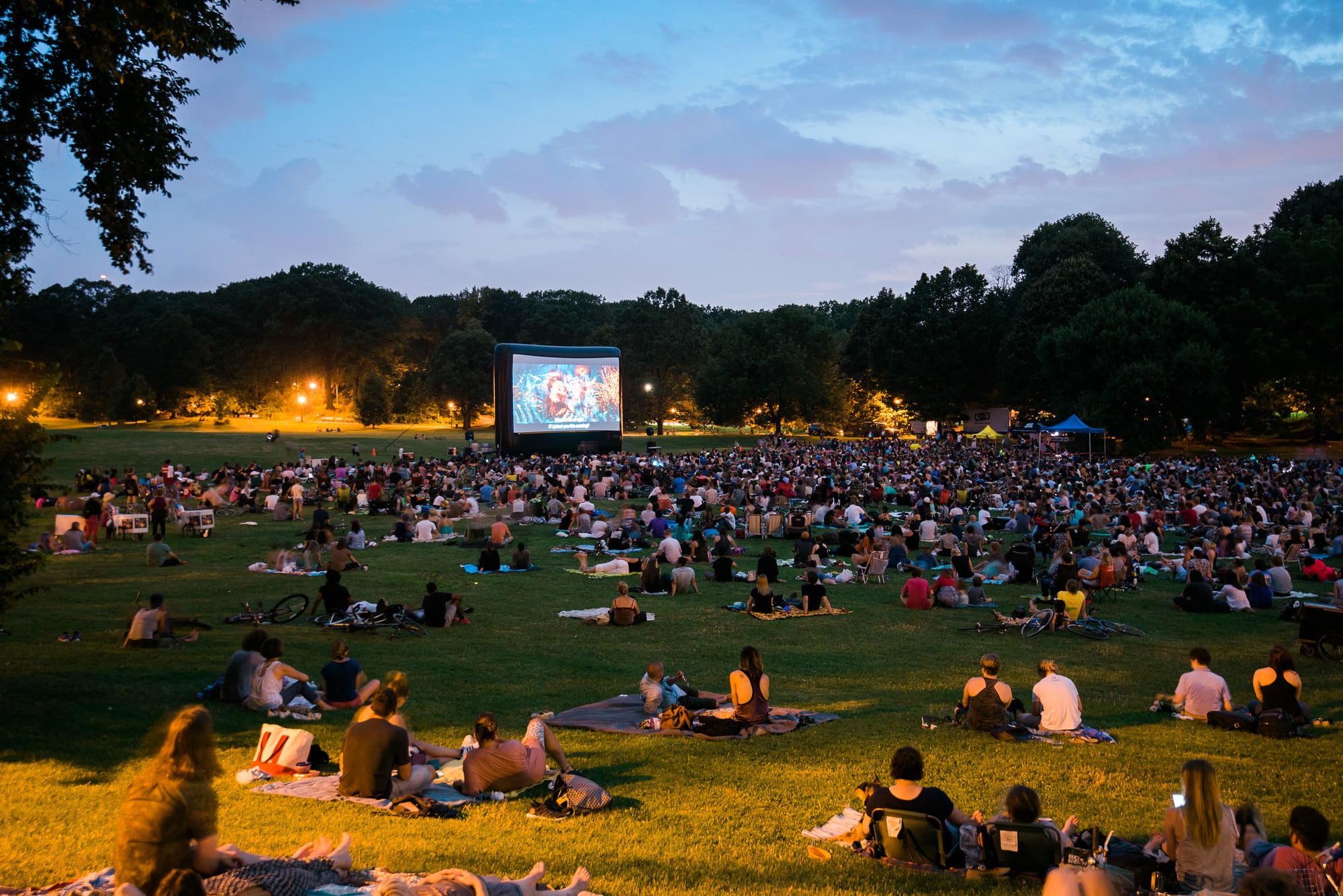 Summer Movies, Showtime in The park